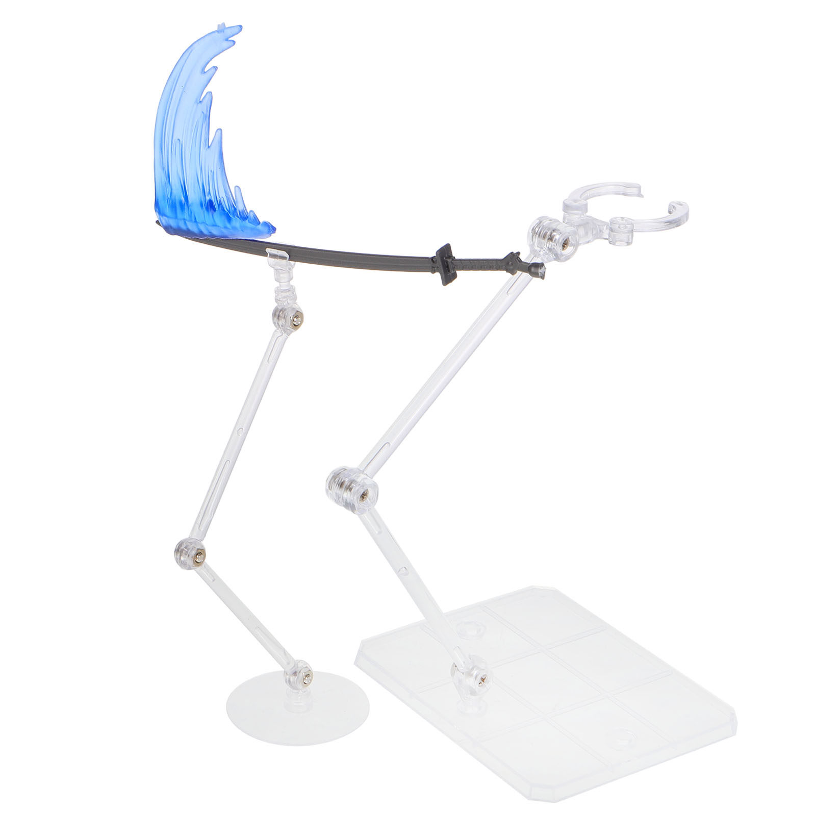 Action Figure Stand - 1Set Sword Blade Display Stand Clear