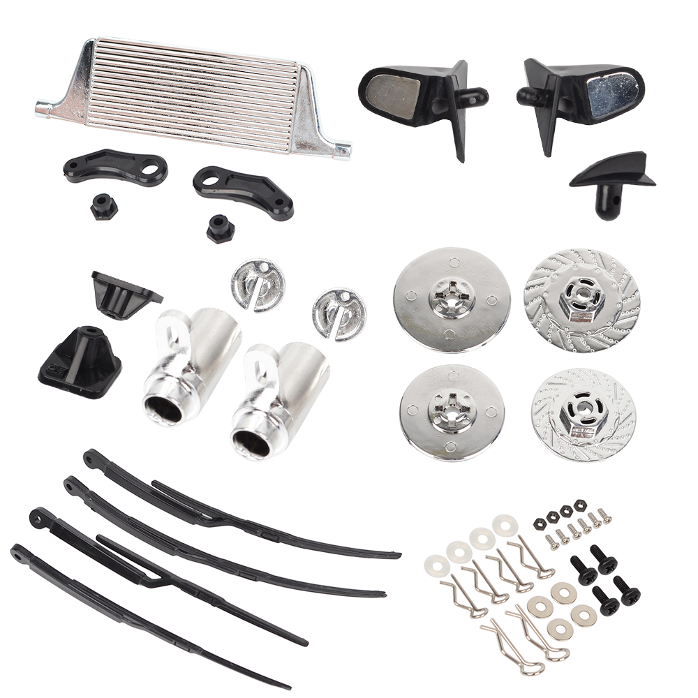 Tamiya Model Rc Car - RC Brake Disc Mirror Exhaust Wipers