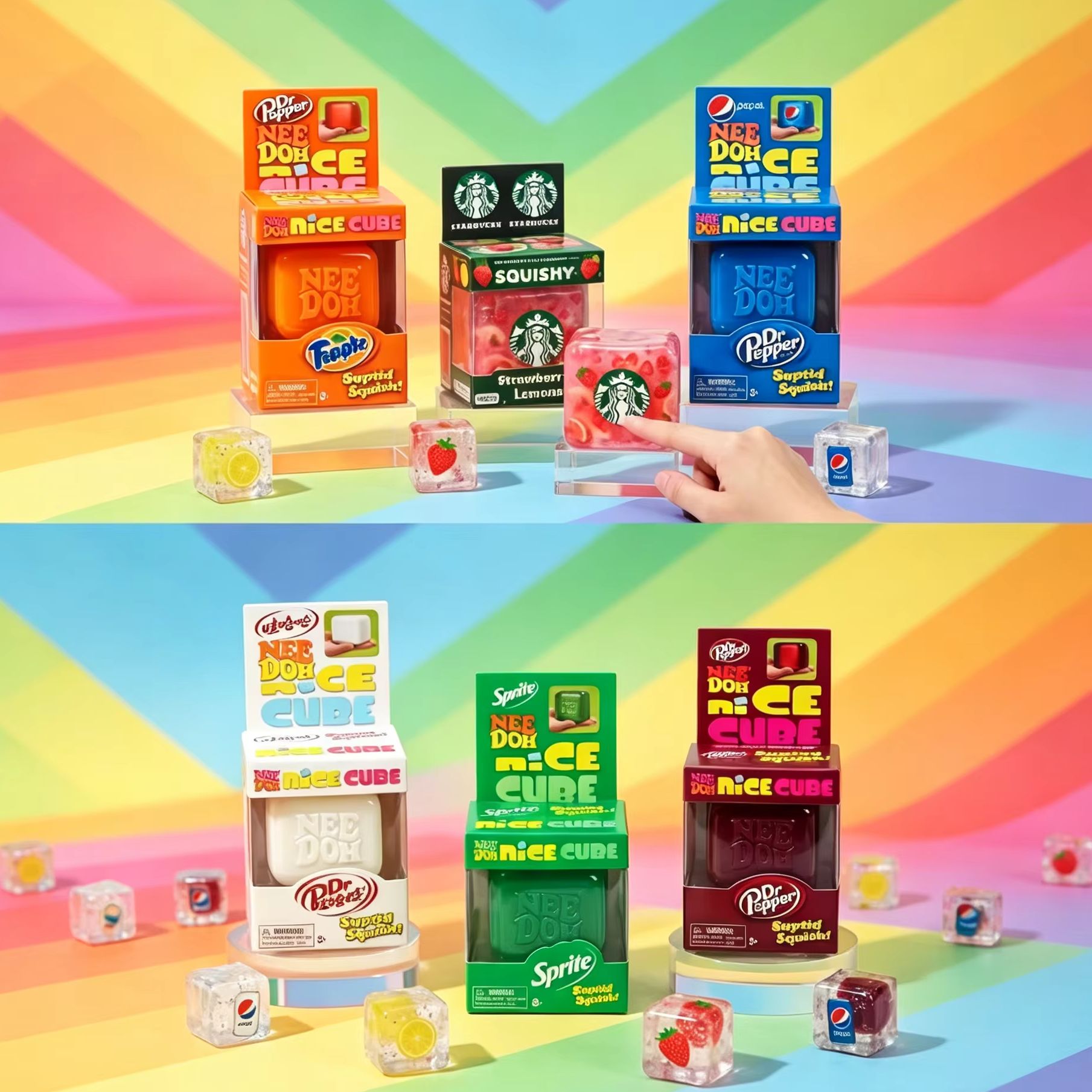 NeeDoh Nice Cube Sensory Fidge - Fidget Cube Original 评论和价格