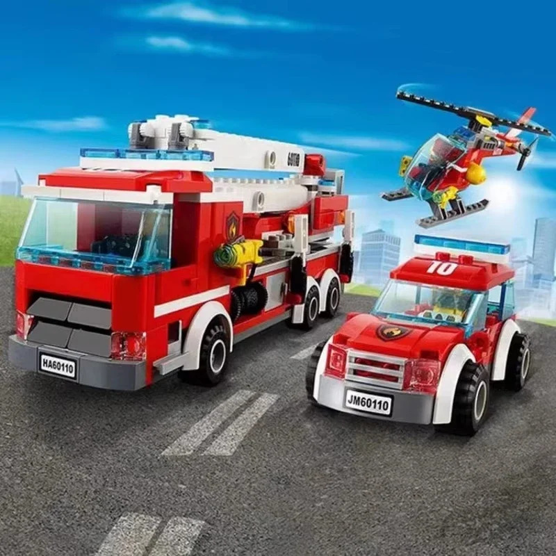 City Fire Station Helicopter T - Lego Set City 评论和价格