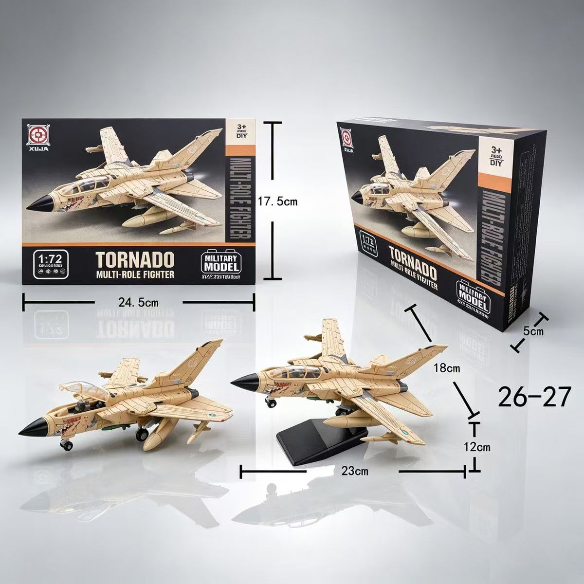 New 1:72 Scale ABS Tornado Mul - Model Airplane Plastic 评论和价格