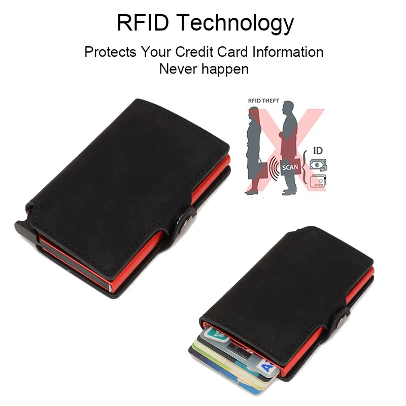 Slim Business Card Holder Men  - Card Top Loader 评论和价格