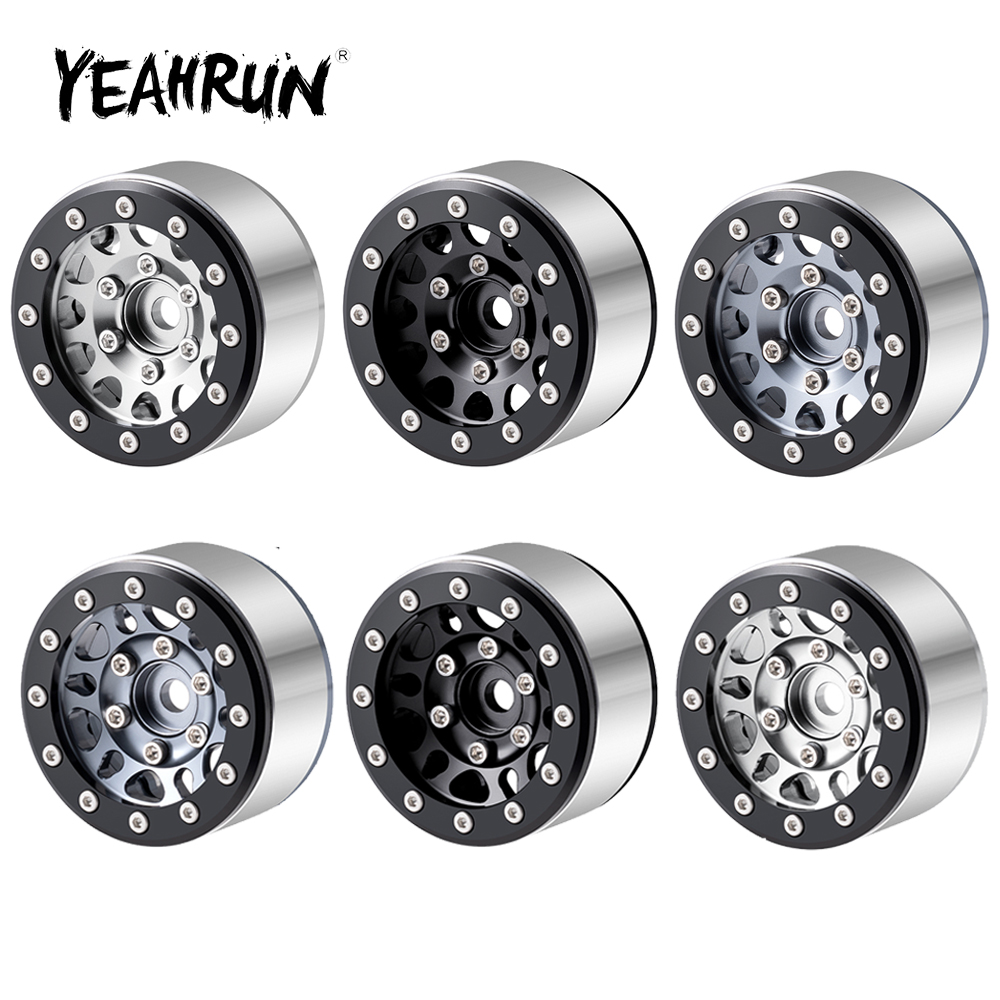YEAHRUN 4Pcs 1.55inch Aluminum - Tamiya Model Rc Car 评论和价格