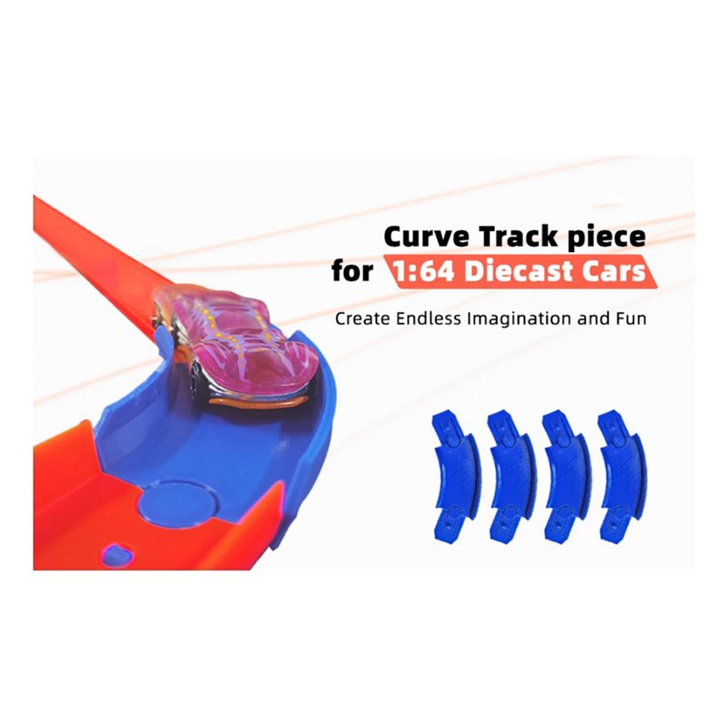 AINY-For 1:64 Vehicle For 4Pcs - Hot Wheels Car Track Sets 评论和价格