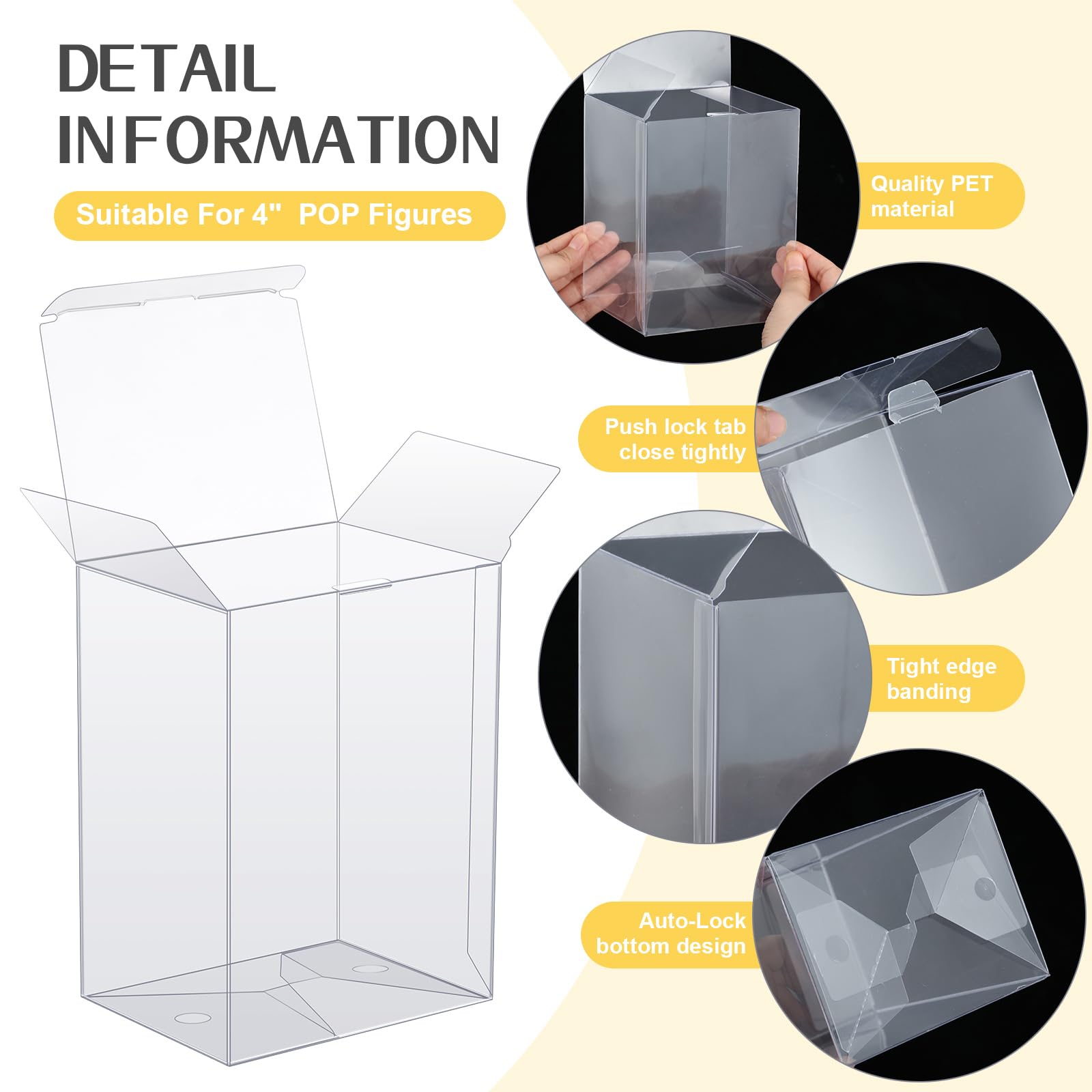 Clear Display Case Compatible  - Funko Pop Protector 评论和价格