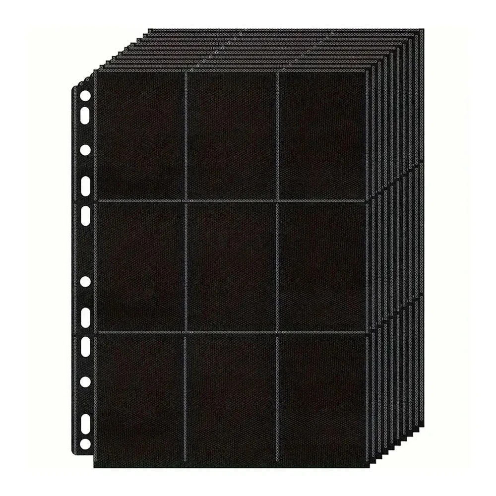 10Pack Black 9-Pocket A4 Tradi - Pokemon Binder Card 评论和价格