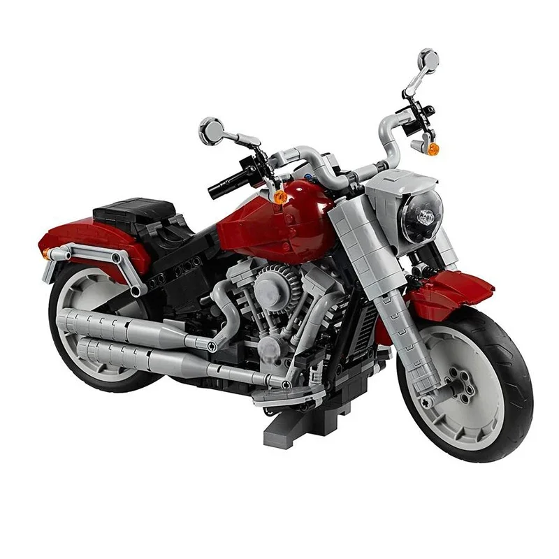 1023PCS Harleyes Fat Boy MOC D - Lego Set Creator 评论和价格
