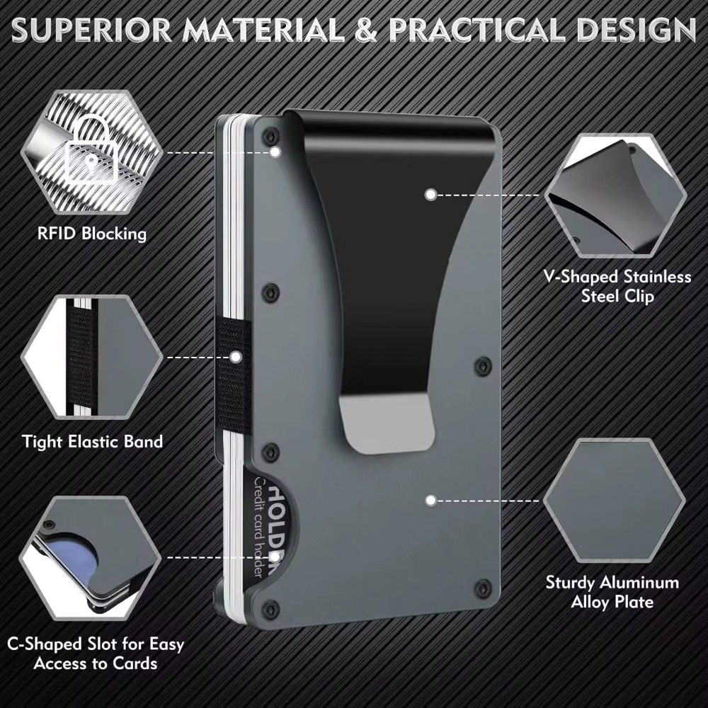 Aluminum Alloy Rfid Blocking C - Card Top Loader 评论和价格
